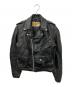 Schott (ショット) ダブルライダースジャケット ブラック サイズ:36：13000円