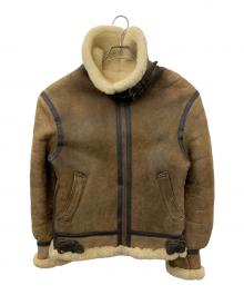 AVIREX（アヴィレックス）の古着「B3ムートンフライトジャケット」｜ブラウン