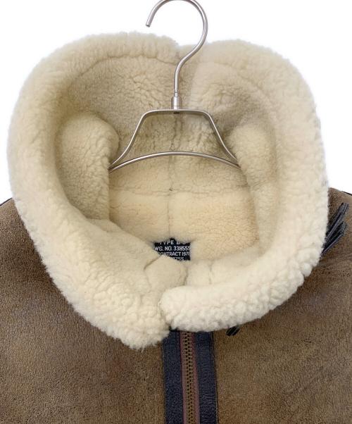 AVIREX（アヴィレックス）AVIREX (アヴィレックス) B3ムートンフライトジャケット ブラウン サイズ:36の古着・服飾アイテム