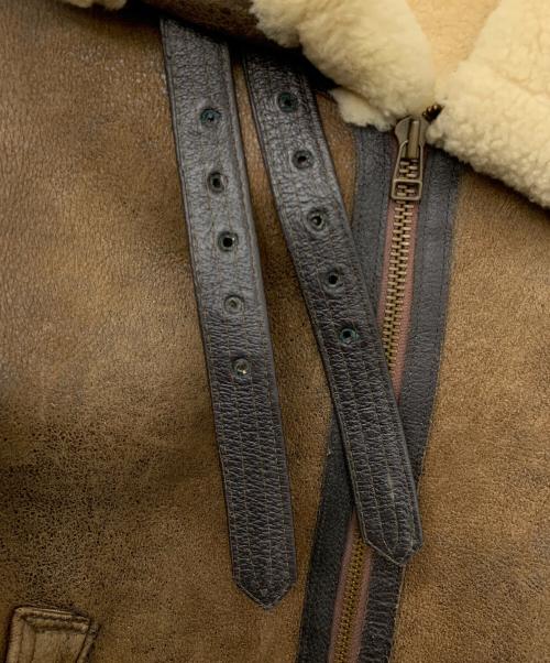 AVIREX（アヴィレックス）AVIREX (アヴィレックス) B3ムートンフライトジャケット ブラウン サイズ:36の古着・服飾アイテム