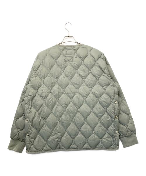 TAION（タイオン）TAION (タイオン) クルーネックダウンジャケット グリーン サイズ:XLの古着・服飾アイテム