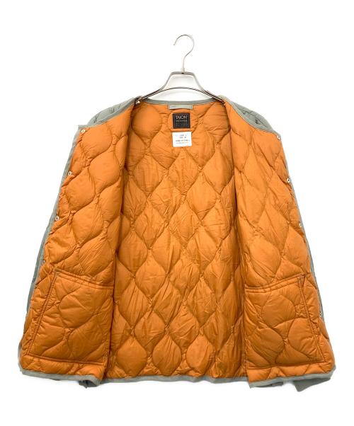 TAION（タイオン）TAION (タイオン) クルーネックダウンジャケット グリーン サイズ:XLの古着・服飾アイテム