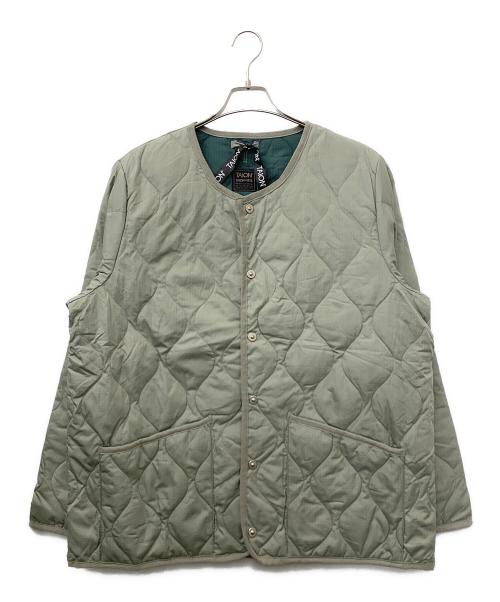 TAION（タイオン）TAION (タイオン) ミリタリー クルーネック ダウンジャケット グリーン サイズ:XXL 未使用品の古着・服飾アイテム