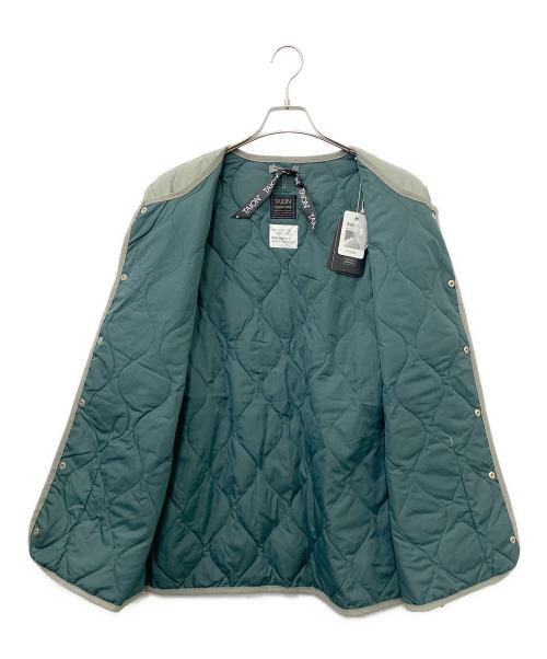 TAION（タイオン）TAION (タイオン) ミリタリー クルーネック ダウンジャケット グリーン サイズ:XXL 未使用品の古着・服飾アイテム