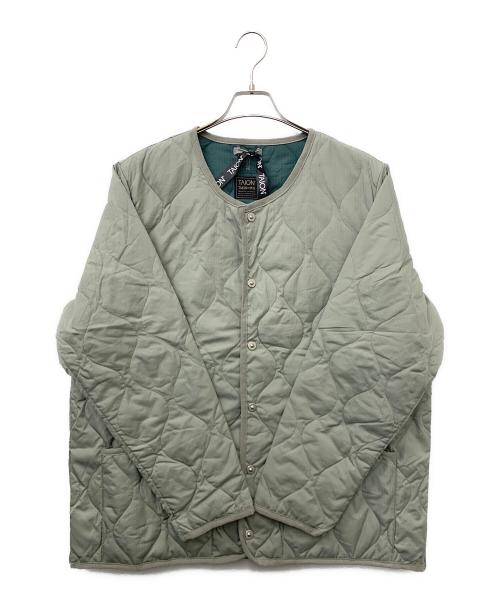 TAION（タイオン）TAION (タイオン) ミリタリー クルーネック ダウンジャケット グリーン サイズ:XXL 未使用品の古着・服飾アイテム