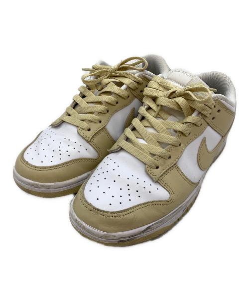 NIKE（ナイキ）NIKE (ナイキ) スニーカー ベージュ×ホワイト サイズ:25.5の古着・服飾アイテム