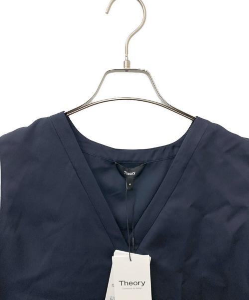 theory（セオリー）theory (セオリー) ノースリーブブラウス ネイビー サイズ:Mの古着・服飾アイテム