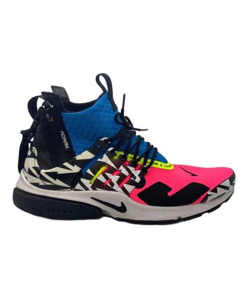 NIKE（ナイキ）NIKE (ナイキ) ACRONYM (アクロニウム) AIR PRESTO MID Hyper Pink マルチカラー サイズ:29の古着・服飾アイテム