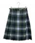 O'NEIL OF DUBLIN（オニールオブダブリン）の古着「ラップスカート」｜グリーン×ネイビー