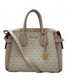 MICHAEL KORS（マイケル・コース）の古着「2WAYバッグ」｜ホワイト×ピンク