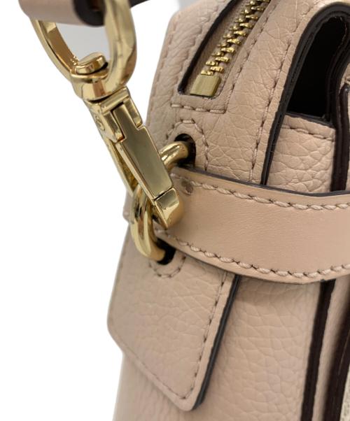 MICHAEL KORS（マイケル・コース）MICHAEL KORS (マイケル・コース) 2WAYバッグ ホワイト×ピンクの古着・服飾アイテム