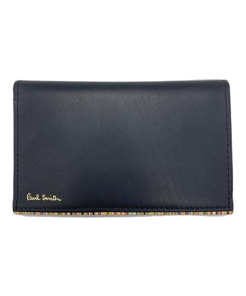 PAUL SMITH（ポールスミス）Paul Smith (ポールスミス) カードケース ネイビーの古着・服飾アイテム