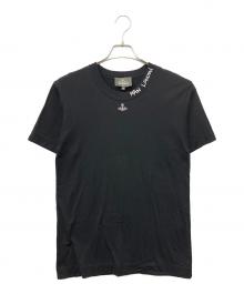 Vivienne Westwood man（ヴィヴィアン ウェストウッド マン）の古着「オーブロゴTシャツ」｜ブラック