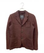 ARMANI EXCHANGEアルマーニ エクスチェンジ）の古着「ウール混コート」｜レッド