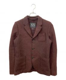 ARMANI EXCHANGE（アルマーニ エクスチェンジ）の古着「ウール混コート」｜レッド