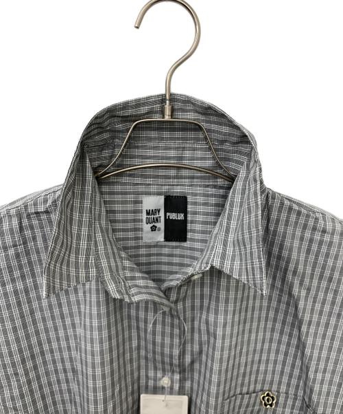 MARY QUANT（マリークヮント）MARY QUANT (マリークヮント) PUBLUX (パブリュクス) 長袖シャツ グレー サイズ:Fの古着・服飾アイテム
