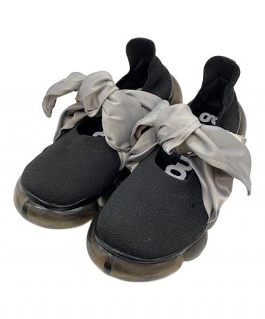 中古・古着通販】grounds (グラウンズ) JEWELRY HANKIE PUMPS ブラック