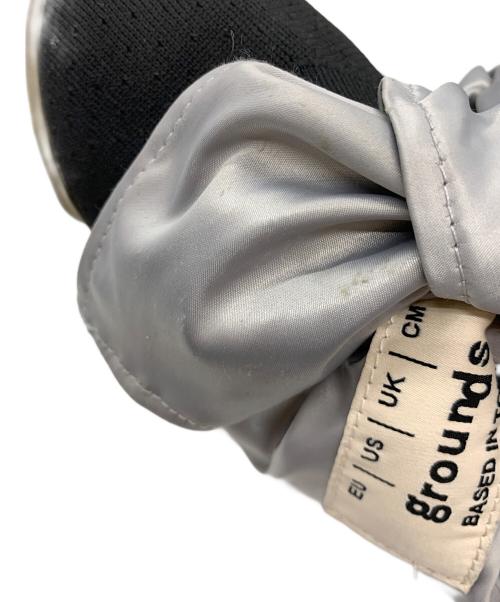 grounds（グラウンズ）grounds (グラウンズ) JEWELRY HANKIE PUMPS ブラック サイズ:25の古着・服飾アイテム