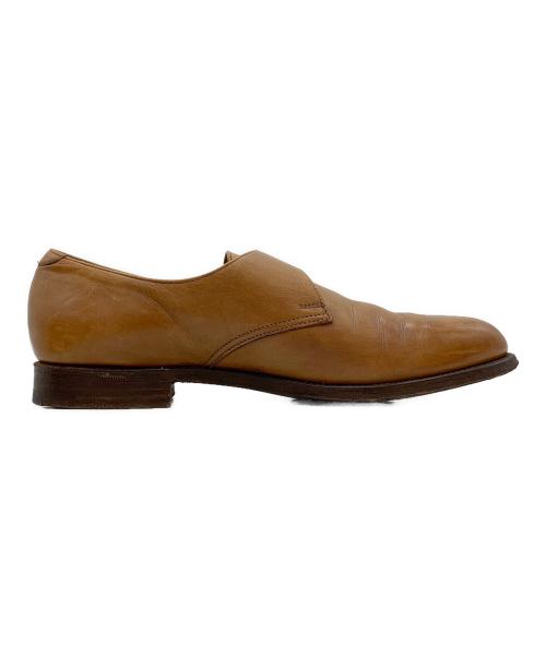 Crockett & Jones（クロケット＆ジョーンズ）Crockett & Jones (クロケット＆ジョーンズ) シングルモンクストラップシューズ ブラウン サイズ:70Cの古着・服飾アイテム