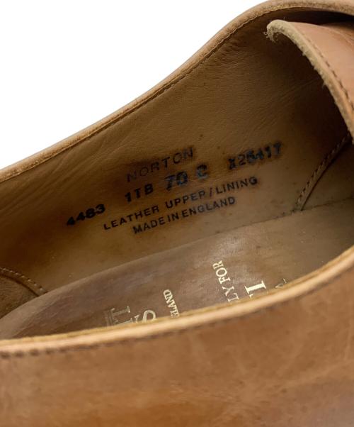 Crockett & Jones（クロケット＆ジョーンズ）Crockett & Jones (クロケット＆ジョーンズ) シングルモンクストラップシューズ ブラウン サイズ:70Cの古着・服飾アイテム