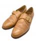 Crockett & Jones（クロケット＆ジョーンズ）の古着「シングルモンクストラップシューズ」｜ブラウン