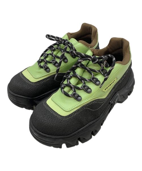 ROMBAUT（ロンバート）ROMBAUT (ロンバート) ボリュームソールステッチスニーカー グリーン サイズ:41の古着・服飾アイテム