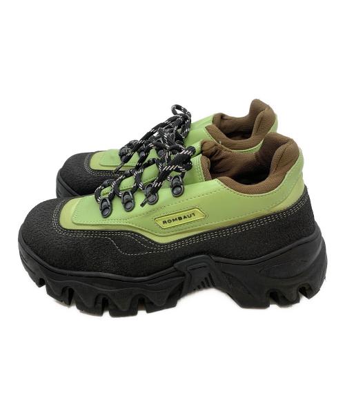 ROMBAUT（ロンバート）ROMBAUT (ロンバート) ボリュームソールステッチスニーカー グリーン サイズ:41の古着・服飾アイテム