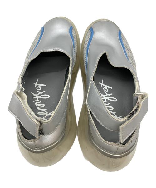 Jenny Fax（ジェニーファックス）Jenny Fax (ジェニーファックス) スニーカー シルバーカラー サイズ:25の古着・服飾アイテム