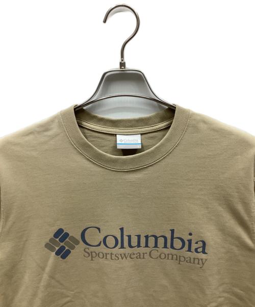 Columbia（コロンビア）Columbia (コロンビア) 半袖カットソー ブラウン サイズ:Sの古着・服飾アイテム