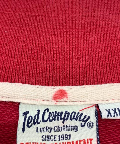 TED COMPANY（テッドカンパニー）TED COMPANY (テッドカンパニー) スタジャン レッド×アイボリー サイズ:XXLの古着・服飾アイテム