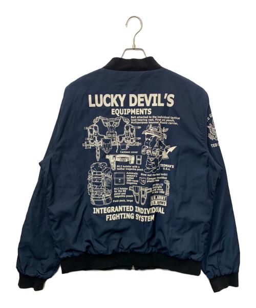 TED COMPANY（テッドカンパニー）TED COMPANY (テッドカンパニー) リバーシブルブルゾン ネイビー サイズ:XXLの古着・服飾アイテム