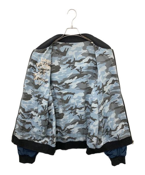 TED COMPANY（テッドカンパニー）TED COMPANY (テッドカンパニー) リバーシブルブルゾン ネイビー サイズ:XXLの古着・服飾アイテム