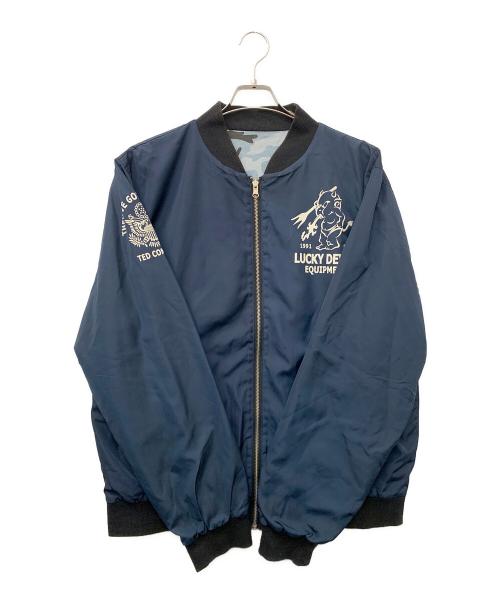TED COMPANY（テッドカンパニー）TED COMPANY (テッドカンパニー) リバーシブルブルゾン ネイビー サイズ:XXLの古着・服飾アイテム