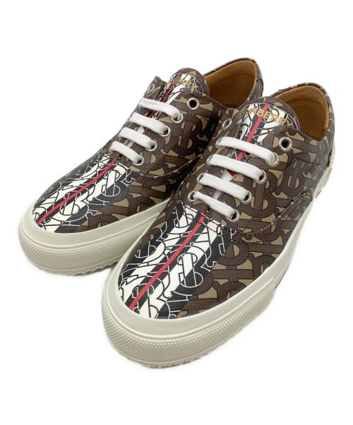 BURBERRY（バーバリー）BURBERRY (バーバリー) ローカットスニーカー ブラウン サイズ:UK4の古着・服飾アイテム