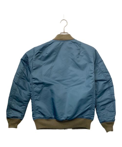 AVIREX（アヴィレックス）AVIREX (アヴィレックス) リバーシブルMA-1ジャケット ブルー×グレー サイズ:Mの古着・服飾アイテム