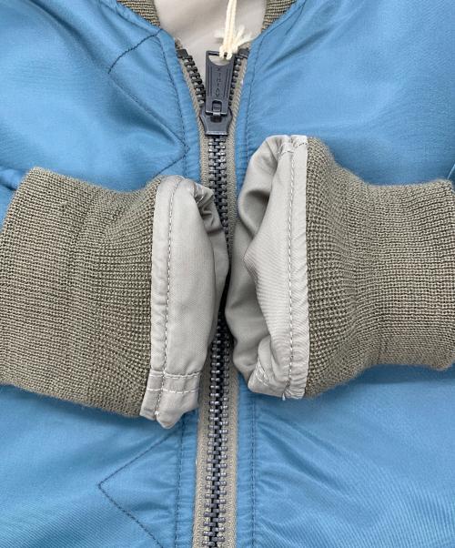 AVIREX（アヴィレックス）AVIREX (アヴィレックス) リバーシブルMA-1ジャケット ブルー×グレー サイズ:Mの古着・服飾アイテム