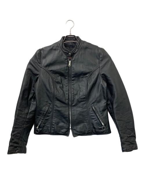 BROOKS（ブルックス）BROOKS (ブルックス) 80's レザージャケット ブラック サイズ:38の古着・服飾アイテム