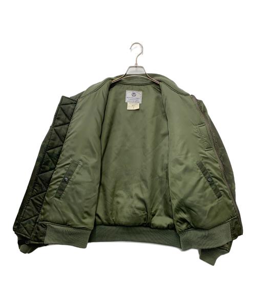 AERO EQUIPMENT LABORATORY（エアロエクイップメントラボトリー）AERO EQUIPMENT LABORATORY (エアロエクイップメントラボトリー) MA-1ジャケット グリーン サイズ:46の古着・服飾アイテム