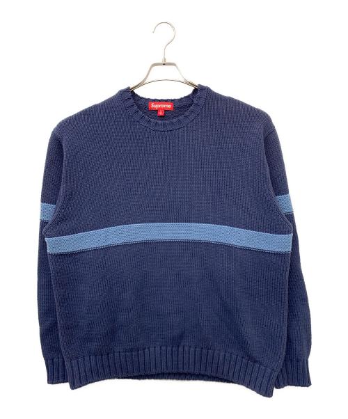 SUPREME（シュプリーム）Supreme (シュプリーム) Tonal Applique Sweater ネイビー サイズ:XLの古着・服飾アイテム