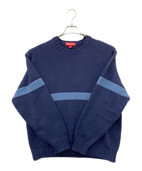 SUPREME（シュプリーム）Supreme (シュプリーム) Tonal Applique Sweater ネイビー サイズ:XLの古着・服飾アイテム