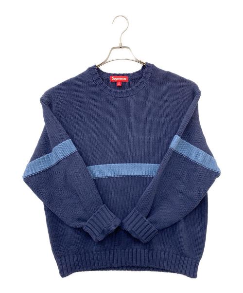 SUPREME（シュプリーム）Supreme (シュプリーム) Tonal Applique Sweater ネイビー サイズ:XLの古着・服飾アイテム