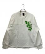 Y-3ワイスリー）の古着「GRAPHIC LOGO FRENCH TERRY CREW SWEATER」｜ホワイト
