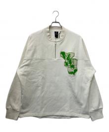 Y-3（ワイスリー）の古着「GRAPHIC LOGO FRENCH TERRY CREW SWEATER」｜ホワイト