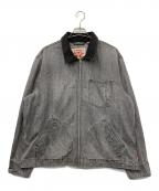 LEVI'S PReMIUMリーバイス プレミアム）の古着「フルジップメカニック トラッカージャケット」｜グレー