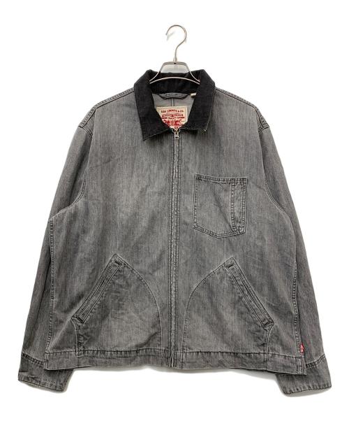 LEVI'S PReMIUM（リーバイス プレミアム）LEVI'S PReMIUM (リーバイス プレミアム) フルジップメカニック トラッカージャケット グレー サイズ:XLの古着・服飾アイテム