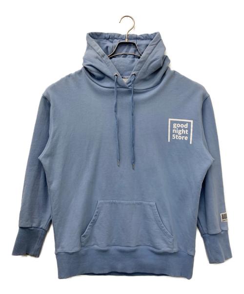 goodnight5tore（グッドナイトストア）goodnight5tore (グッドナイトストア) プルオーバーパーカー ブルー サイズ:FREEの古着・服飾アイテム