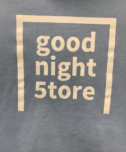 goodnight5tore（グッドナイトストア）goodnight5tore (グッドナイトストア) プルオーバーパーカー ブルー サイズ:FREEの古着・服飾アイテム