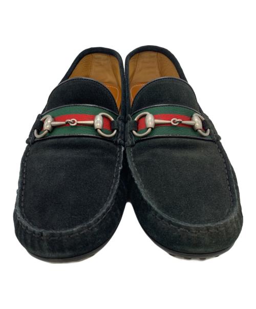 GUCCI（グッチ）GUCCI (グッチ) ドライビングシューズ ブラック サイズ:9の古着・服飾アイテム