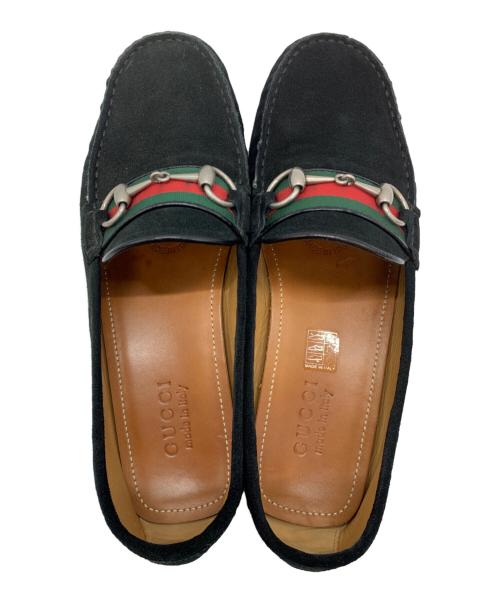 GUCCI（グッチ）GUCCI (グッチ) ドライビングシューズ ブラック サイズ:9の古着・服飾アイテム