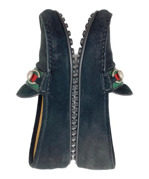GUCCI（グッチ）GUCCI (グッチ) ドライビングシューズ ブラック サイズ:9の古着・服飾アイテム